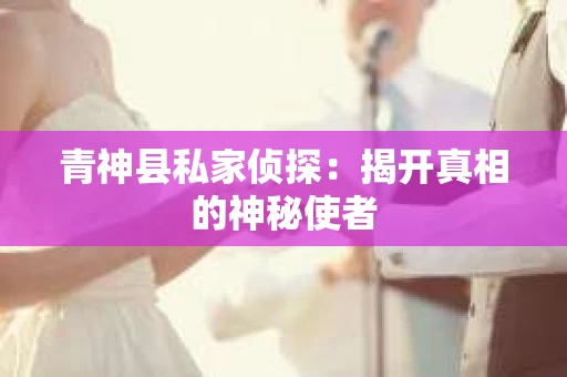青神县私家侦探：揭开真相的神秘使者