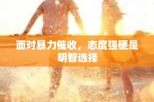 面对暴力催收，态度强硬是明智选择