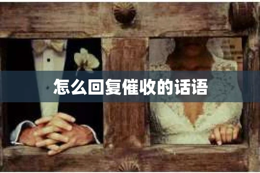 怎么回复催收的话语