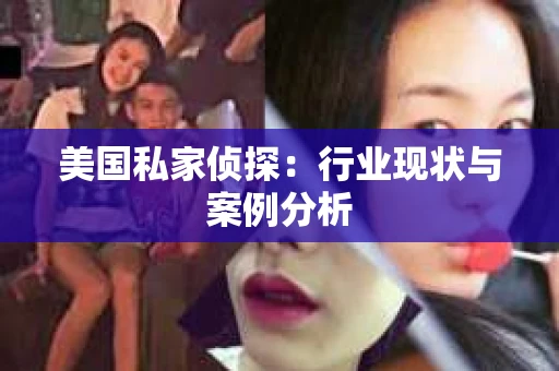 美国私家侦探：行业现状与案例分析