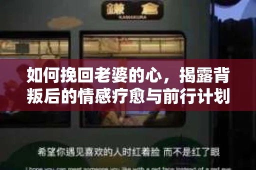如何挽回老婆的心，揭露背叛后的情感疗愈与前行计划
