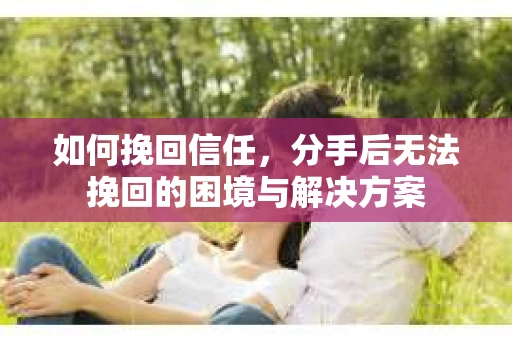 如何挽回信任，分手后无法挽回的困境与解决方案