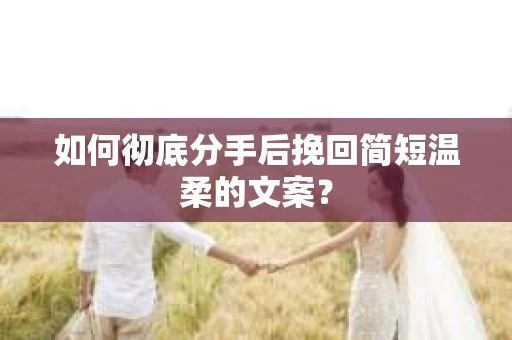 如何彻底分手后挽回简短温柔的文案？