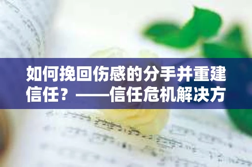 如何挽回伤感的分手并重建信任？——信任危机解决方案